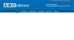 Desktop Screenshot of abcliteracy.com